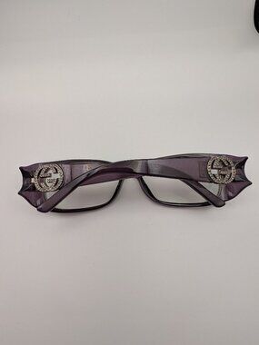 Gucci Glasses Purple Frame